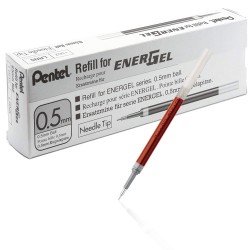 Wkład do cienkopisu Pentel Energel LRN5 0,5mm czerwony