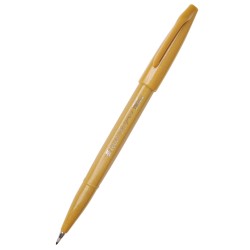 Pisak do kaligrafii Pentel Touch Brush Pen ciemnożółty