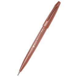 Pisak do kaligrafii Pentel Touch Brush Pen brązowy